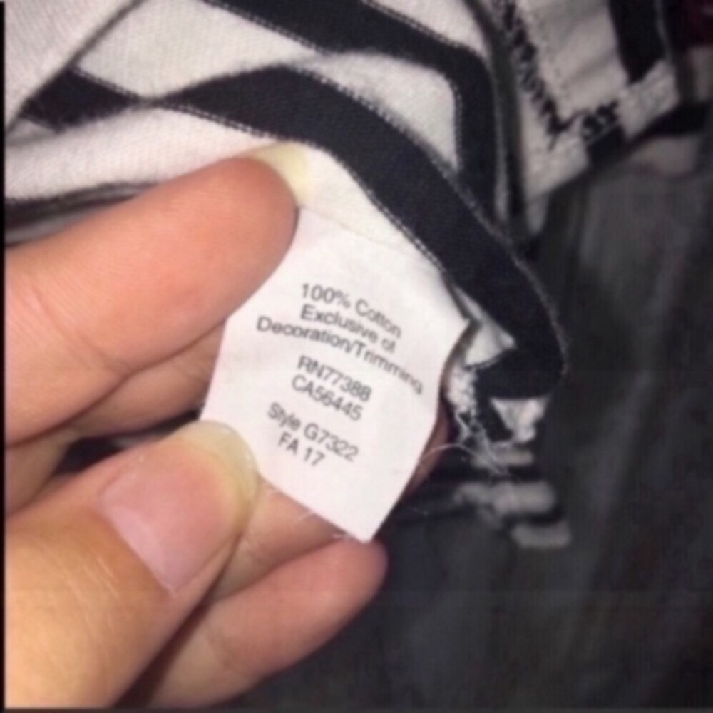 J.Crew Striped Embroidered Bell Sleeve Top XS Blue White Cotton - Picture 4 of 6